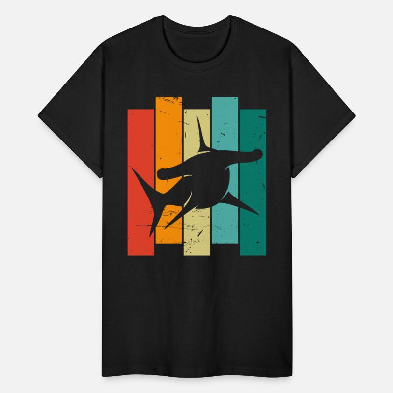 Retro Hammerhead Shark