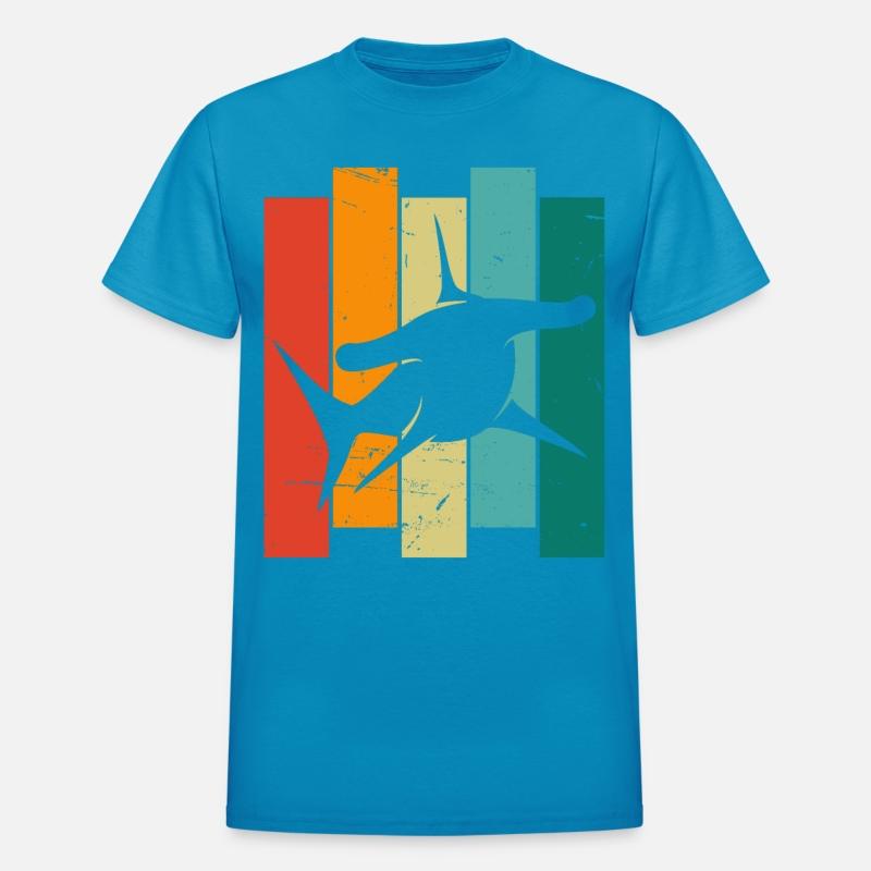 Retro Hammerhead Shark