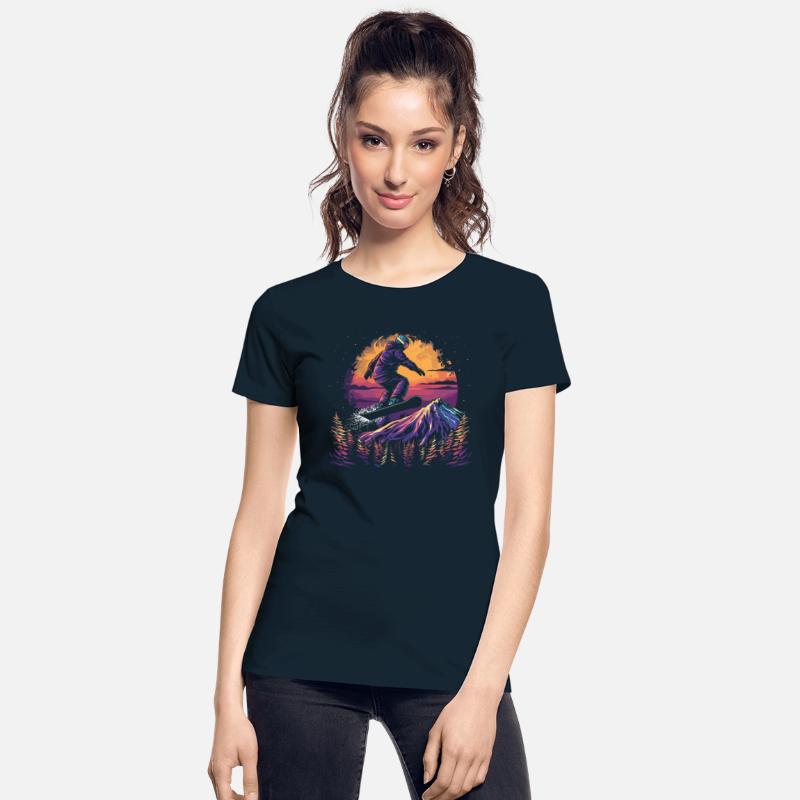 Retro Snowboarder Graphic