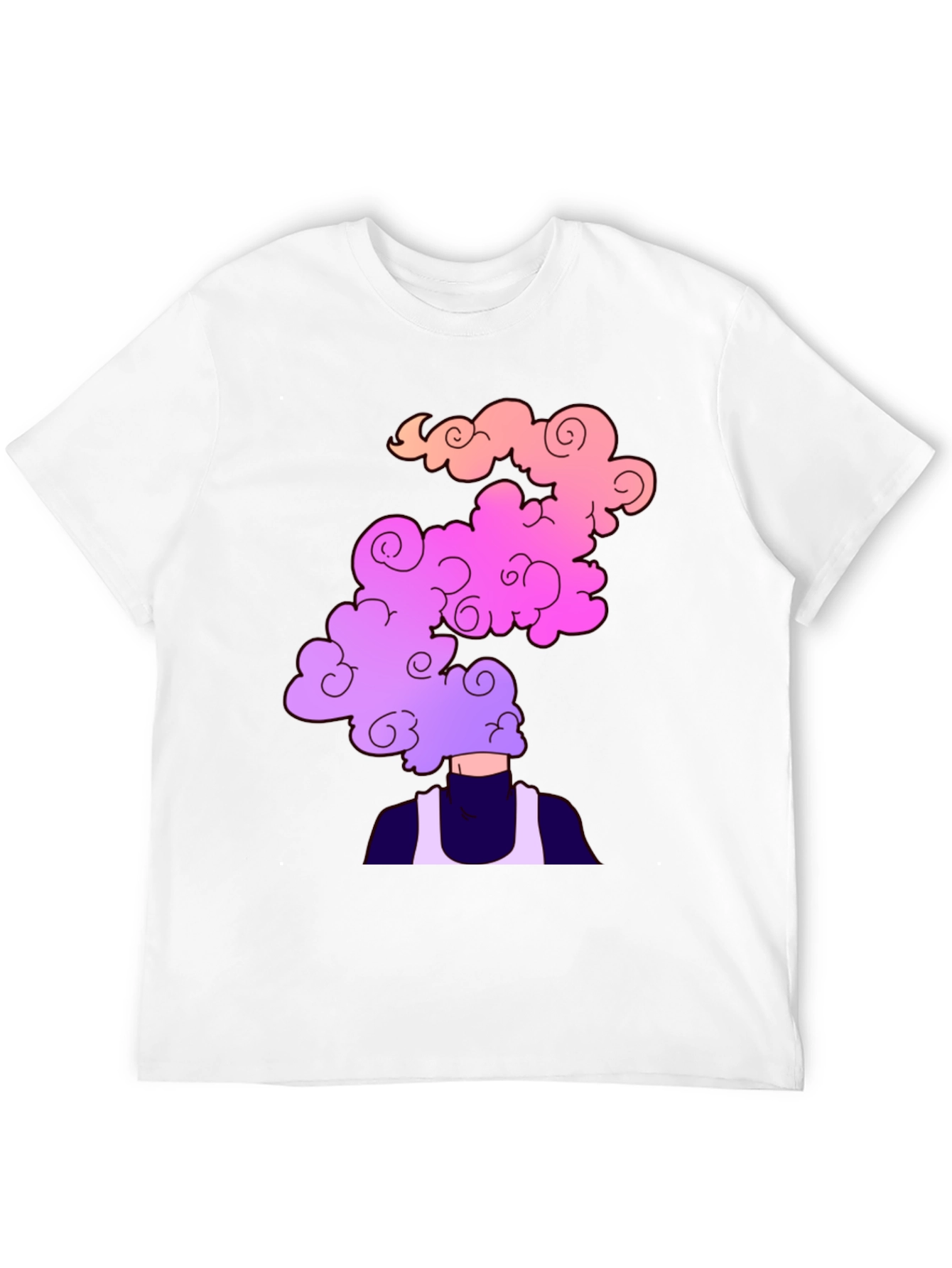 Cloud Head Graphic Tee - Stylish Mens T-Shirt