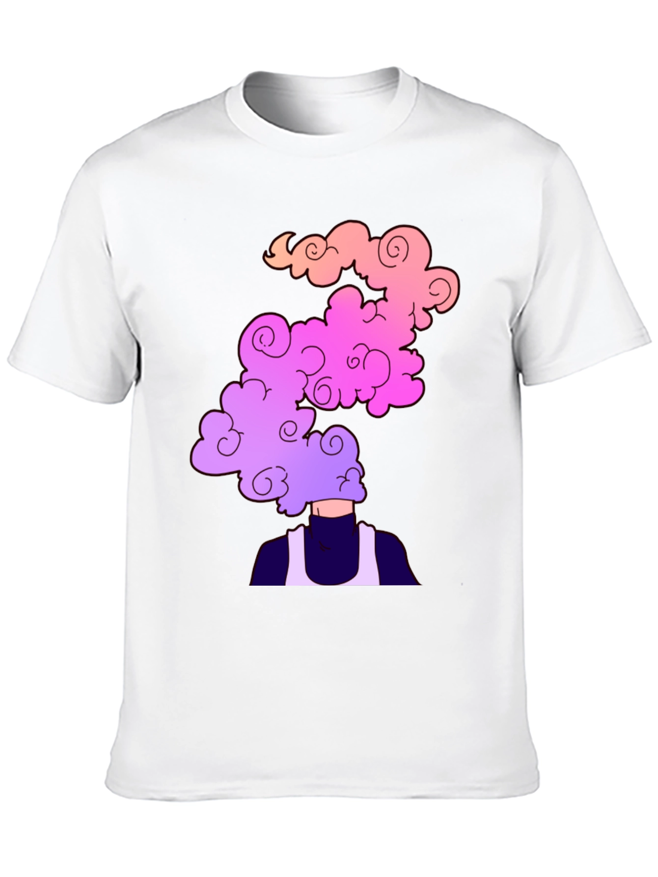 Cloud Head Graphic Tee - Stylish Mens T-Shirt