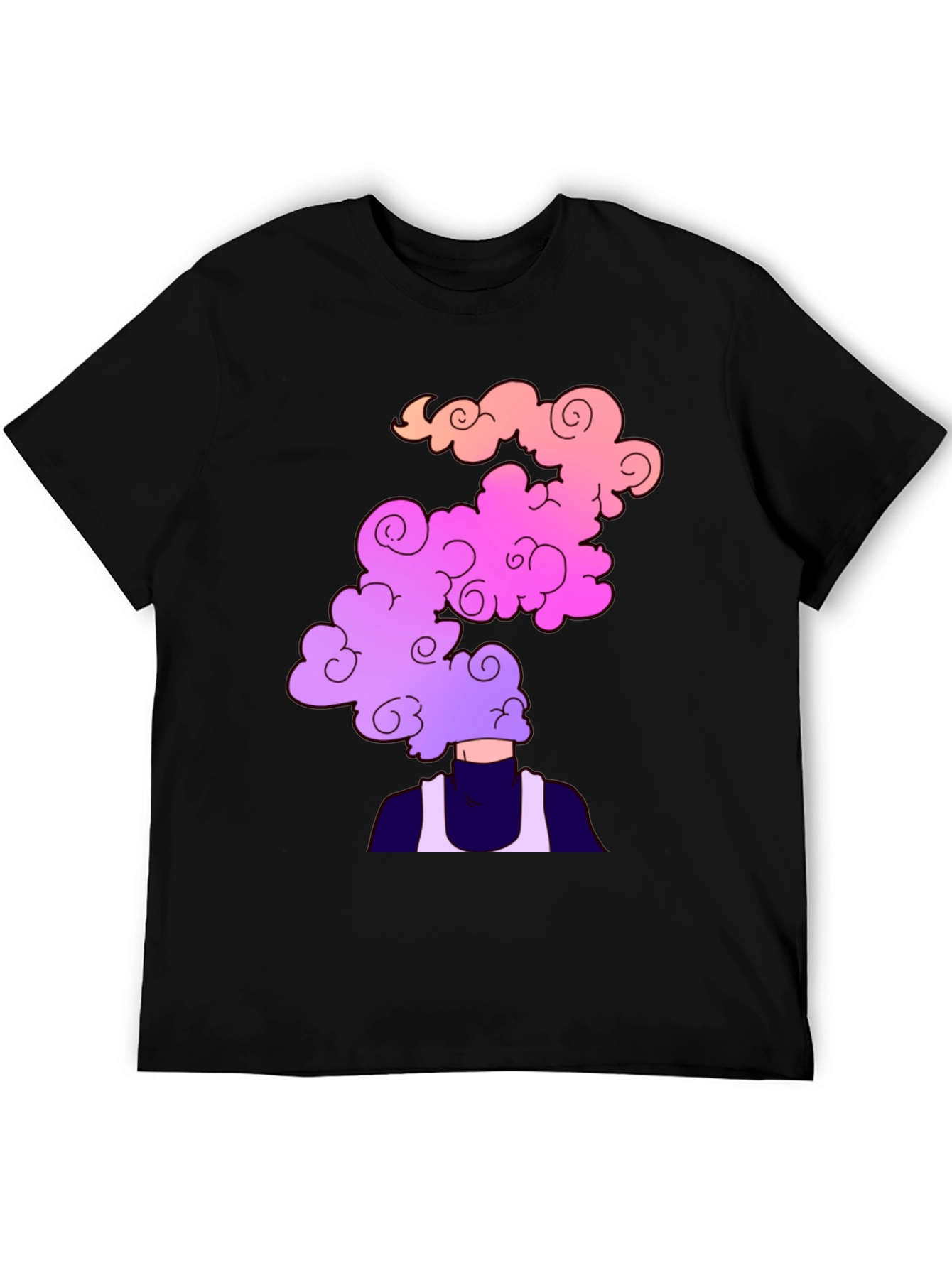 Cloud Head Graphic Tee - Stylish Mens T-Shirt