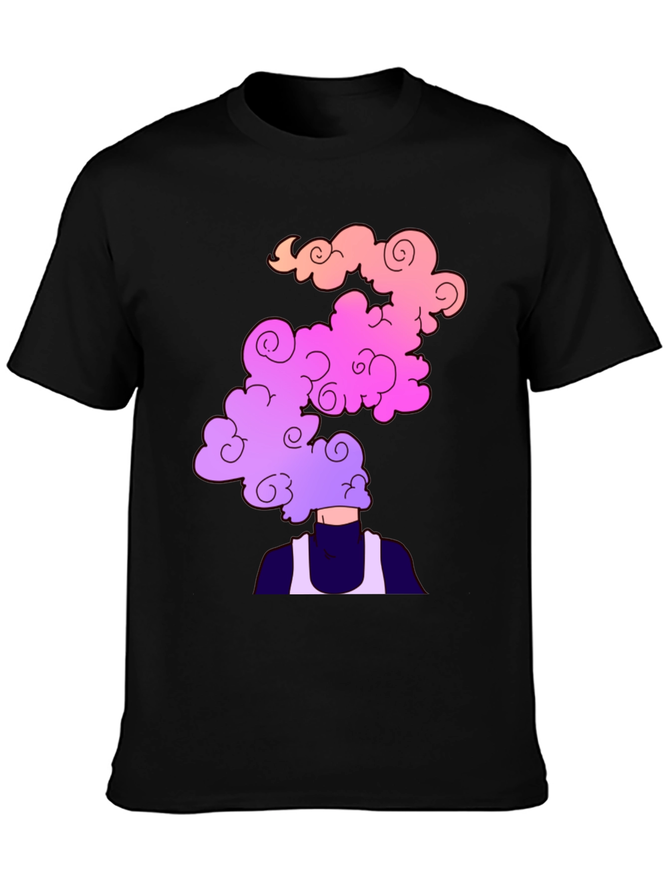 Cloud Head Graphic Tee - Stylish Mens T-Shirt