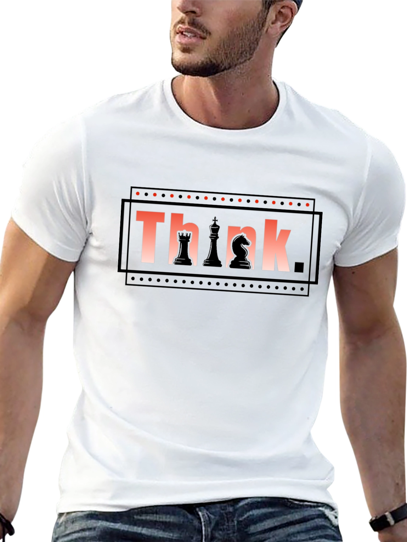 Think Chess Graphic T-Shirt
