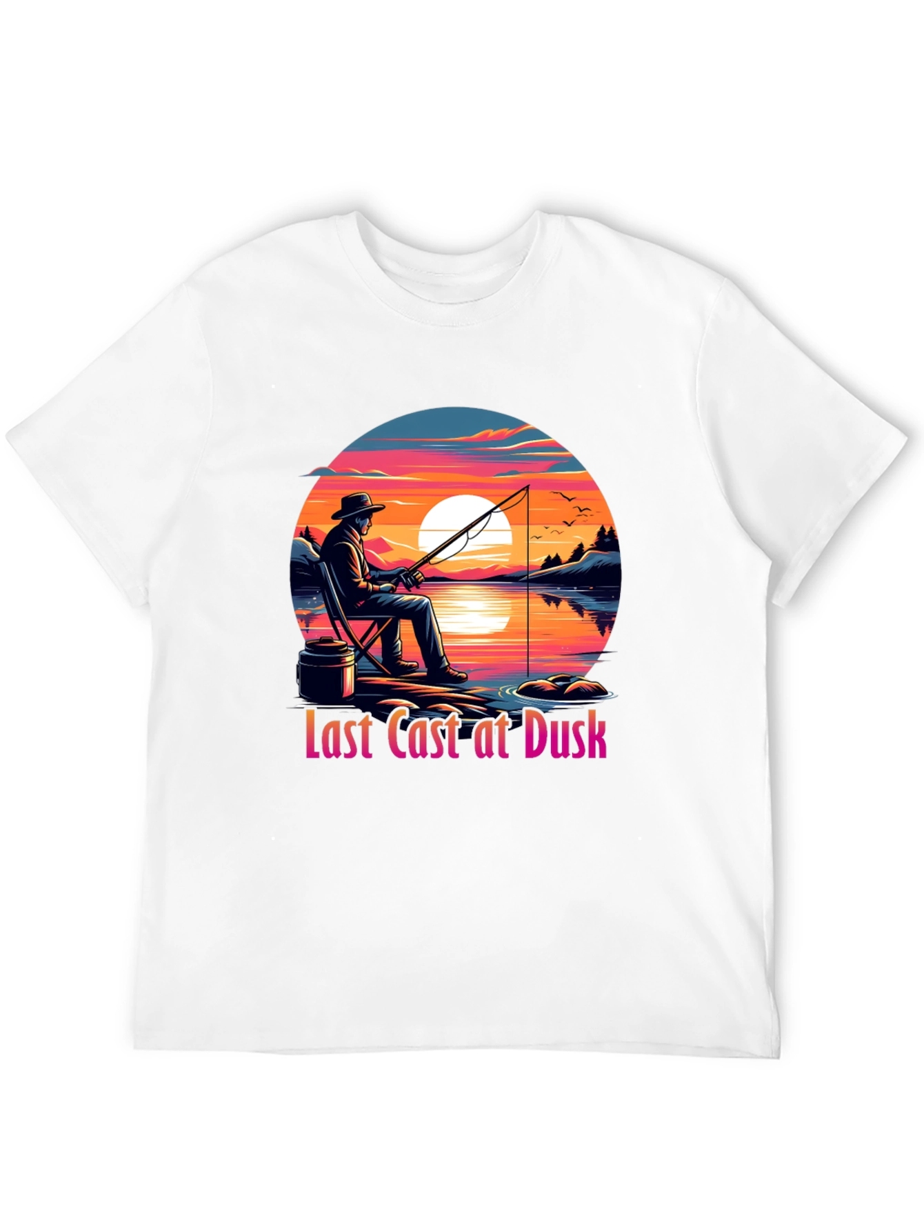 Last Cast at Dusk Graphic Tee
