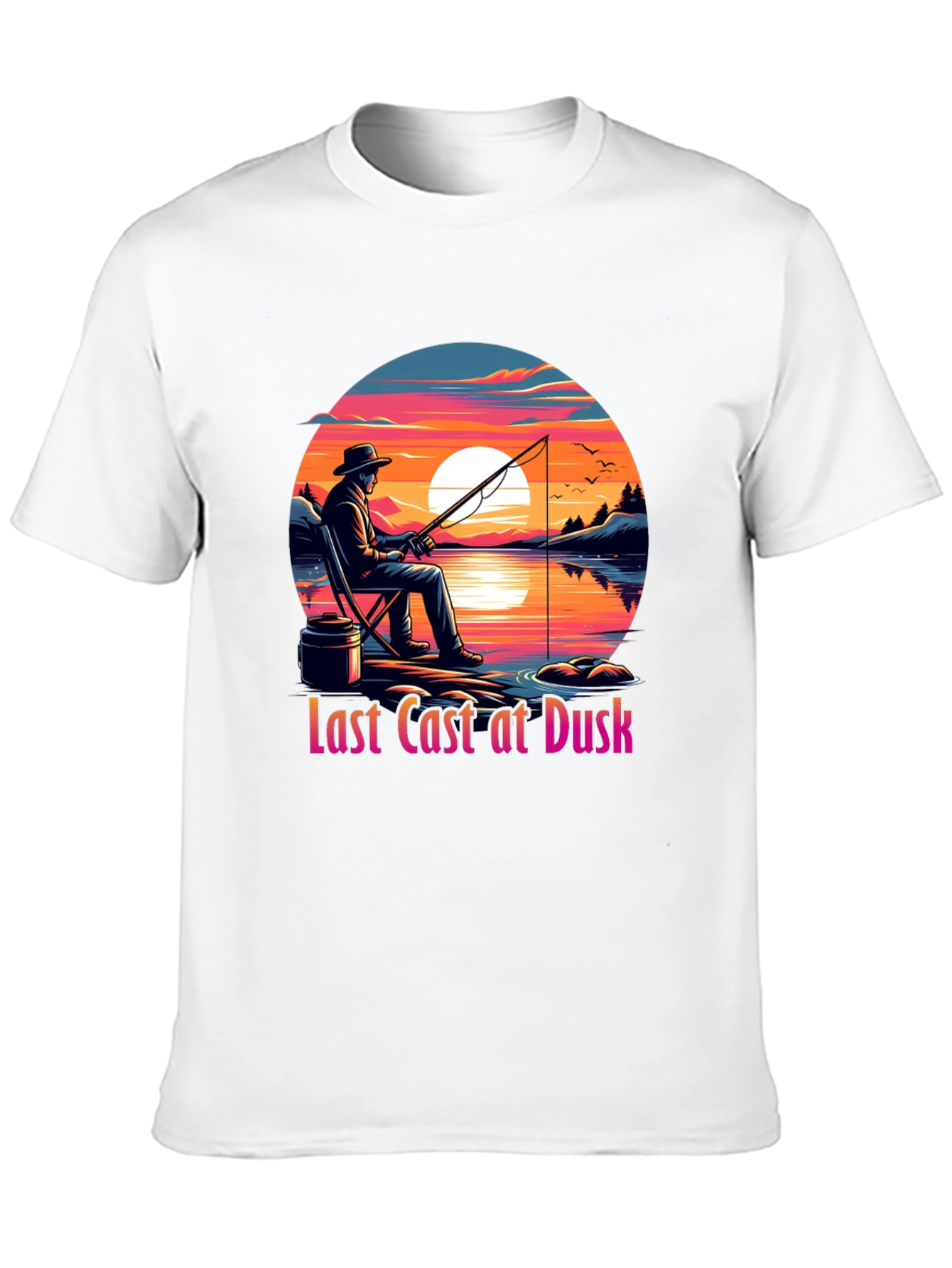 Last Cast at Dusk Graphic Tee