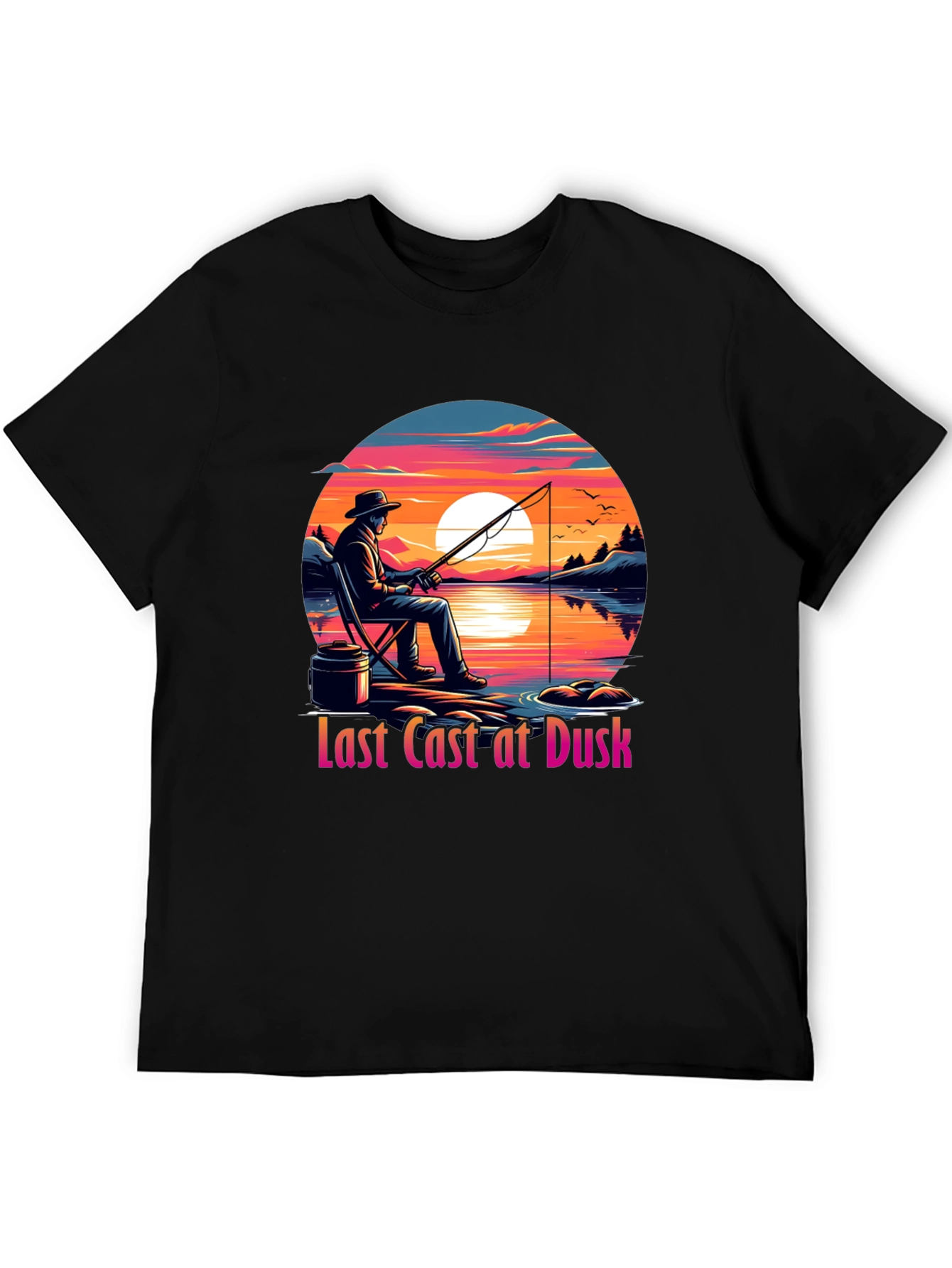 Last Cast at Dusk Graphic Tee