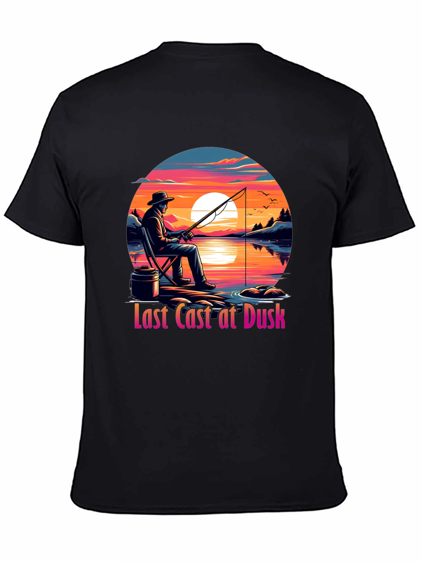 Last Cast at Dusk Graphic Tee