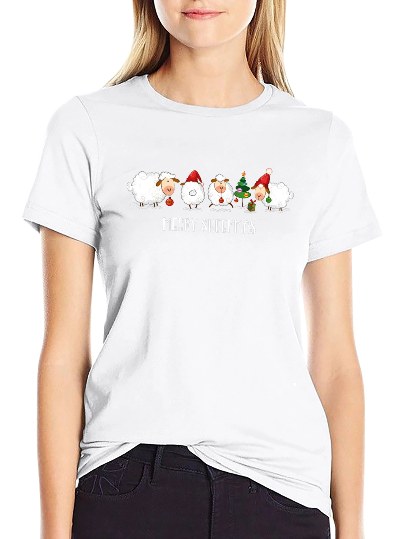 Merry Sheepmas Christmas T-Shirt