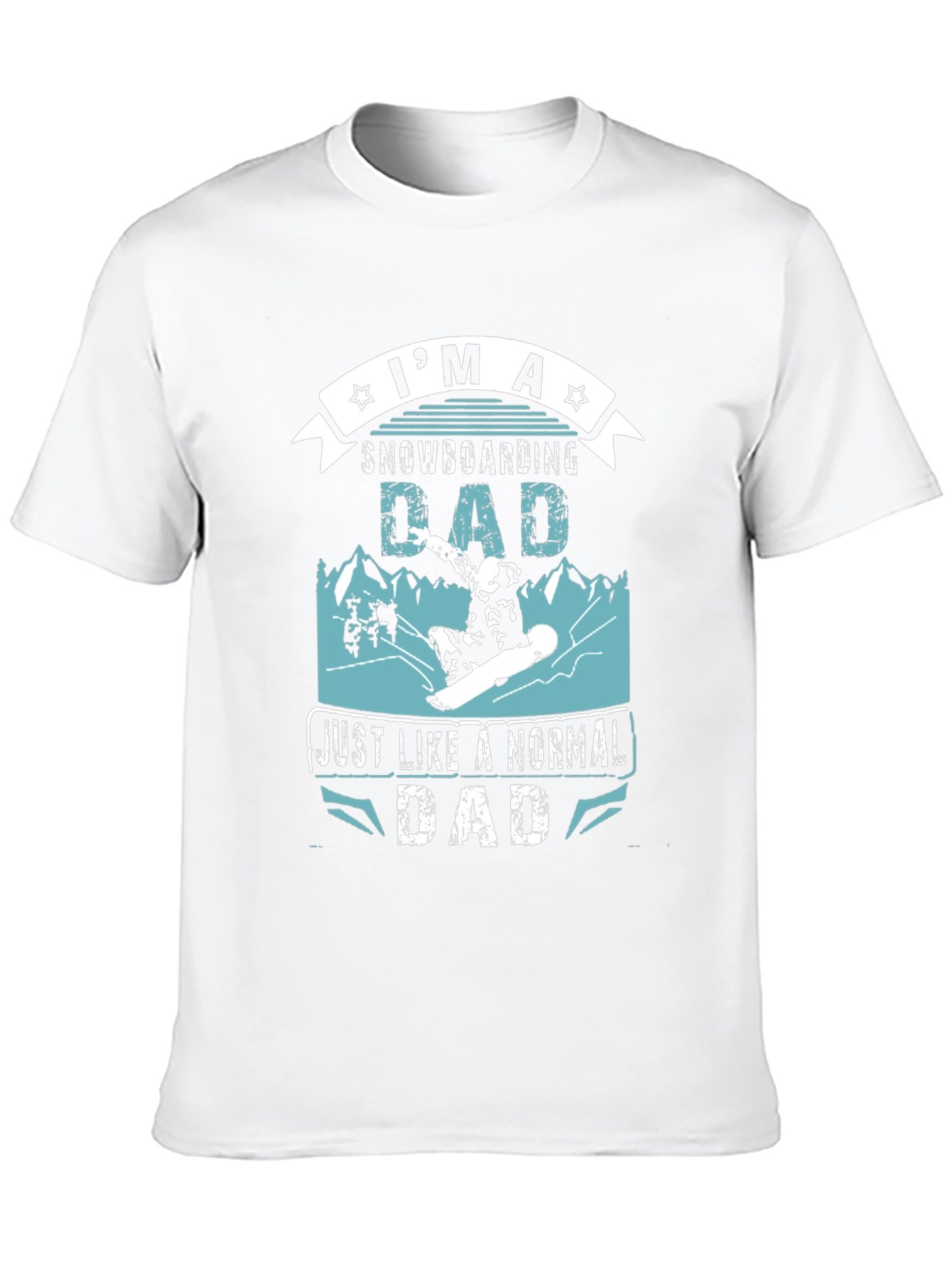 Snowboarding Dad T-Shirt - Cool Fathers Day Gift