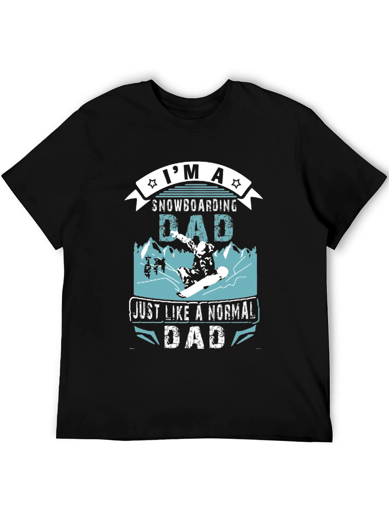 Snowboarding Dad T-Shirt - Cool Fathers Day Gift