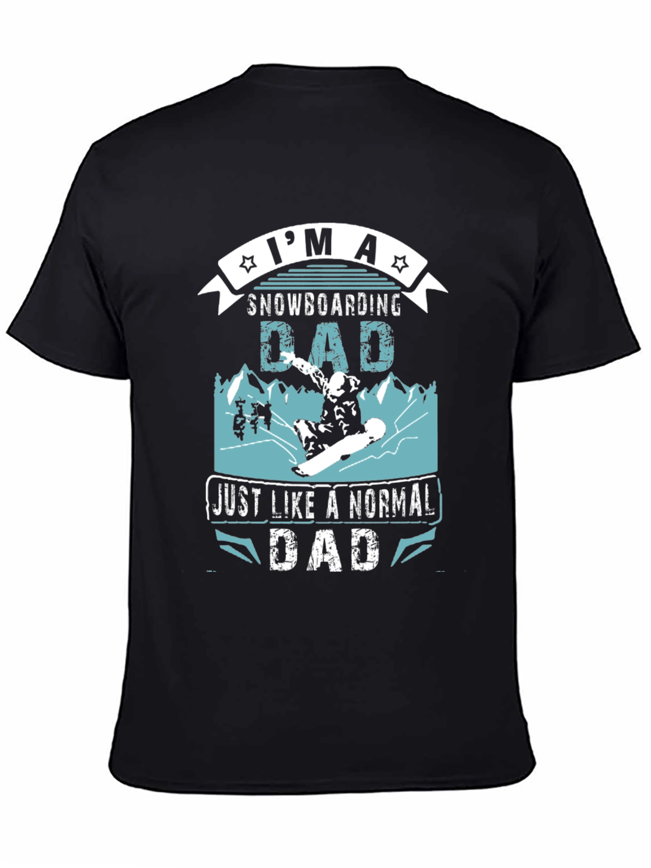 Snowboarding Dad T-Shirt - Cool Fathers Day Gift