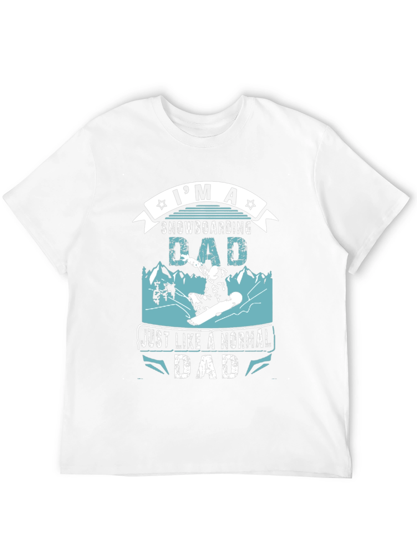Snowboarding Dad T-Shirt - Cool Fathers Day Gift