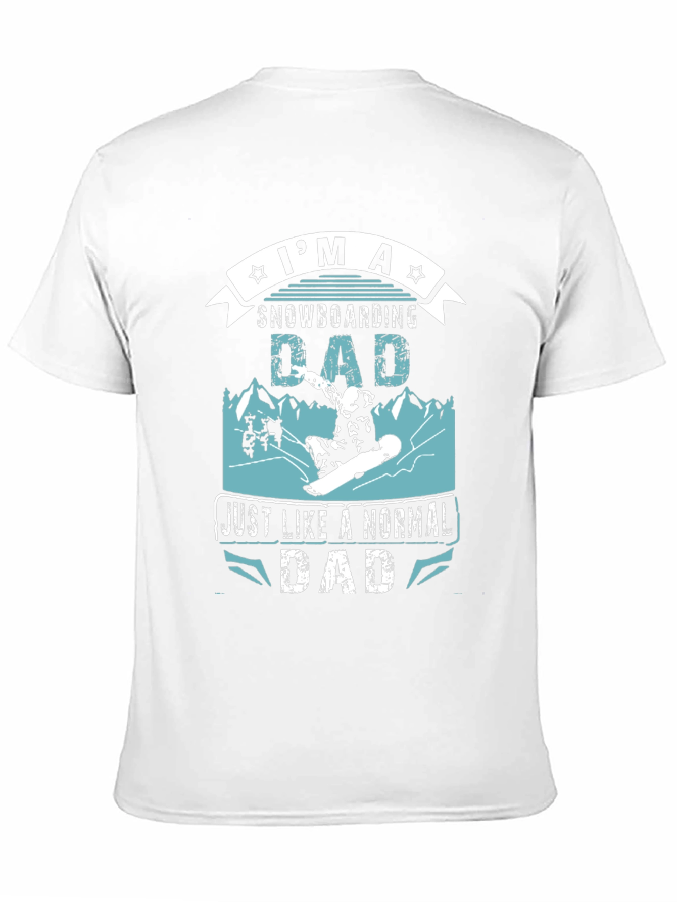 Snowboarding Dad T-Shirt - Cool Fathers Day Gift