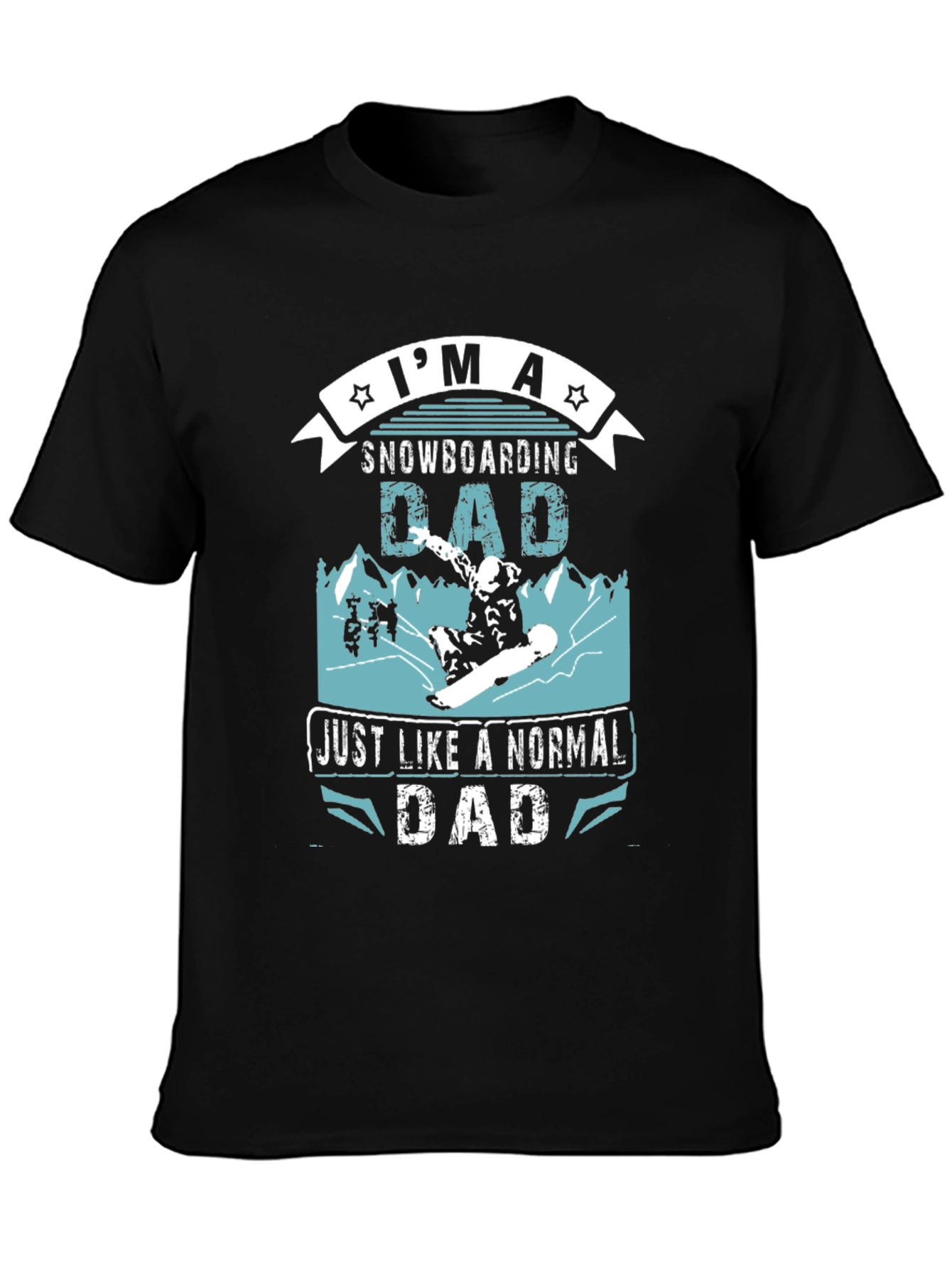 Snowboarding Dad T-Shirt - Cool Fathers Day Gift