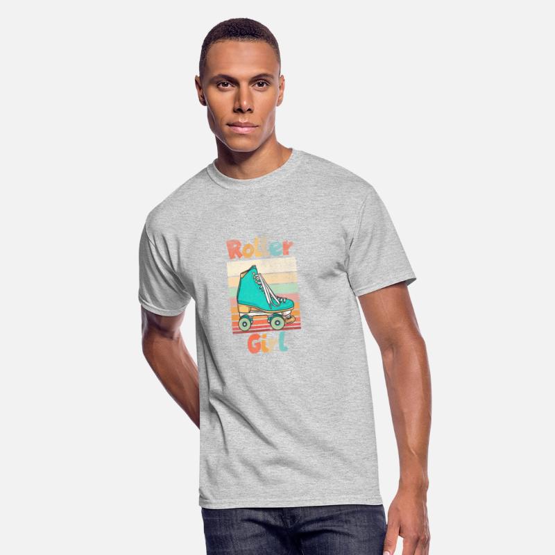 Roller Girl Skater Skating Lovers Funny Retro Vint