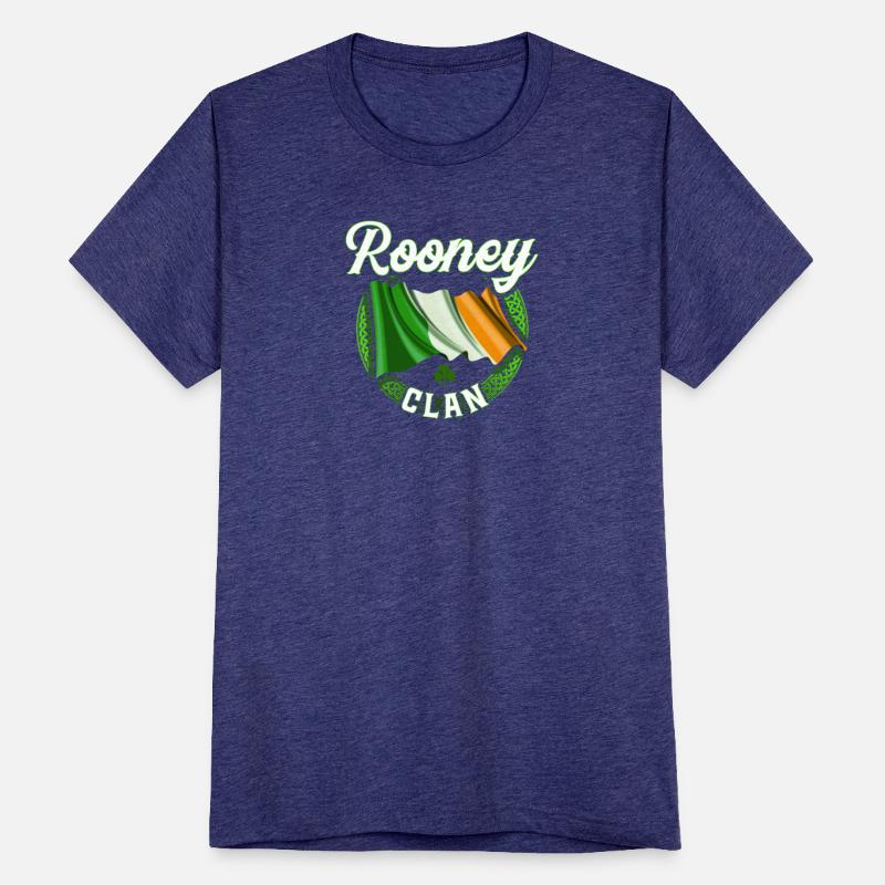 Rooney Surname Irish Last Name Ireland Flag