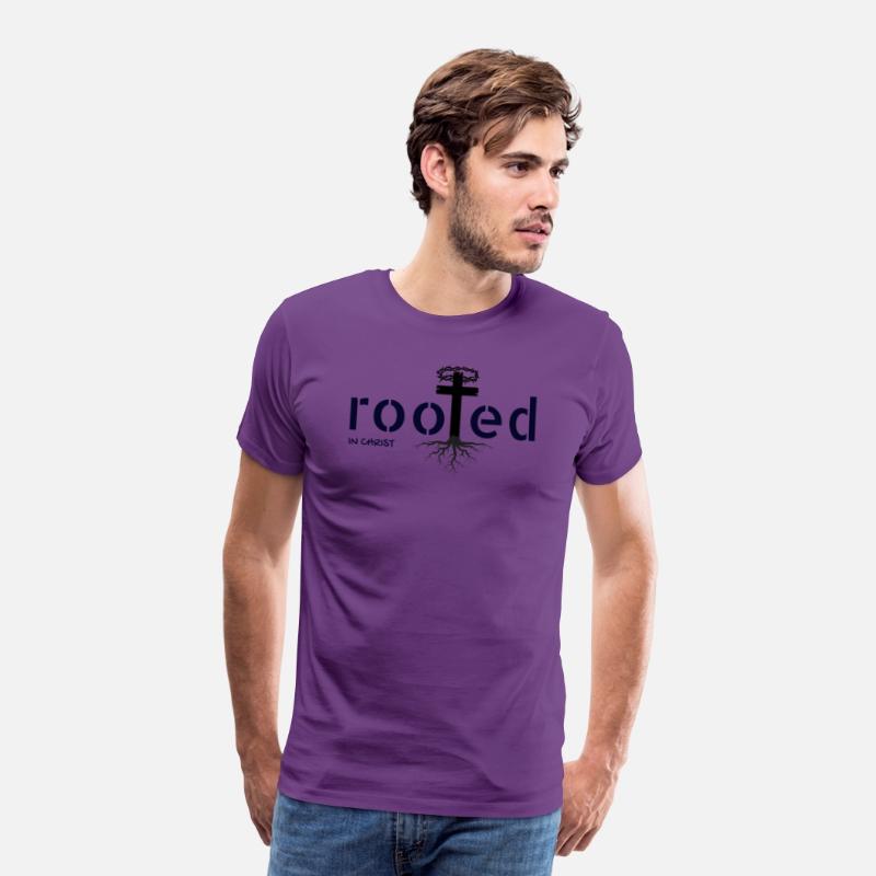 Rooted in Christ T-shirt apparel Christian T-shirt