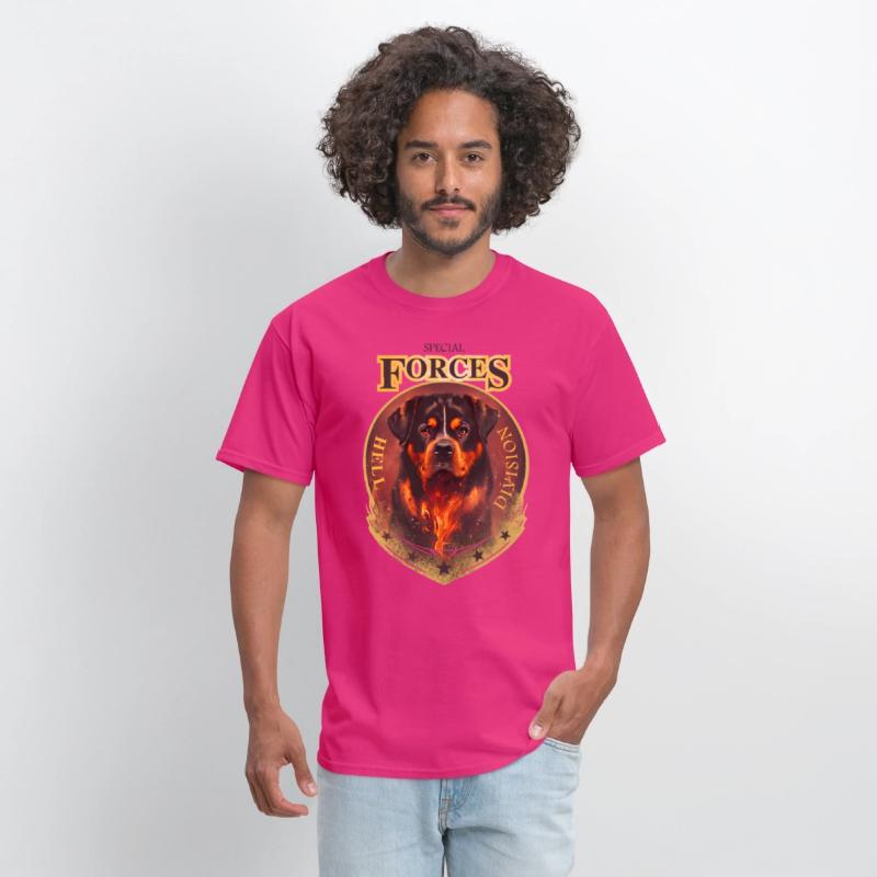 rottweiler special forces hell division tee