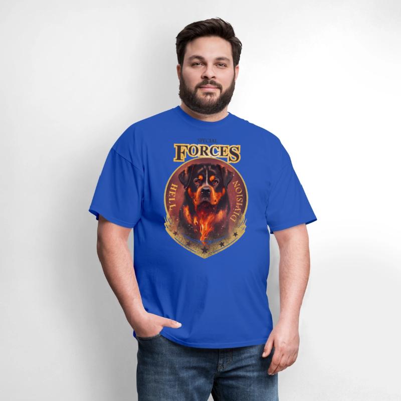 rottweiler special forces hell division tee