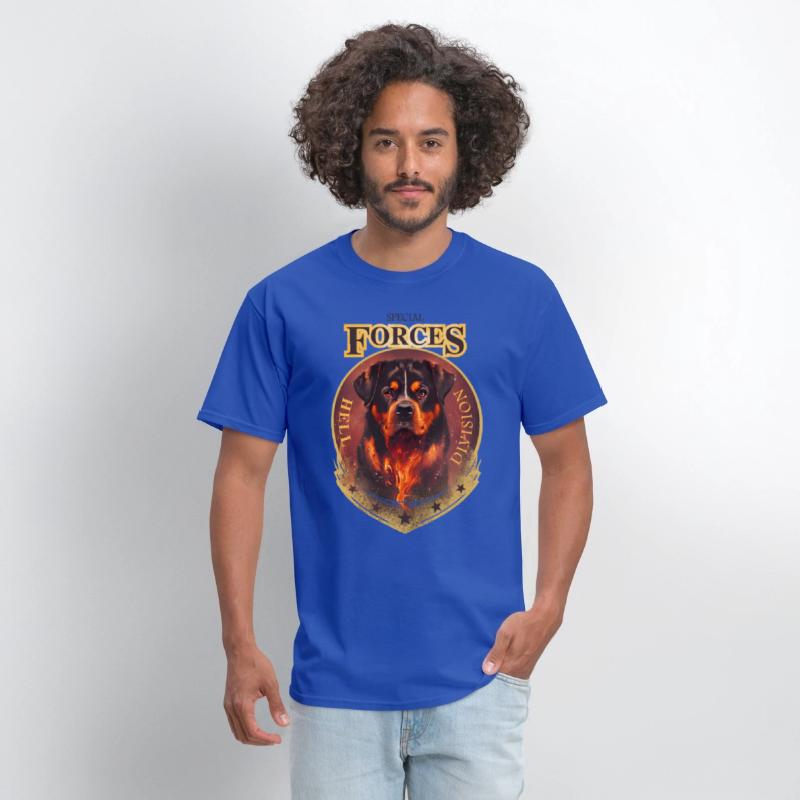 rottweiler special forces hell division tee
