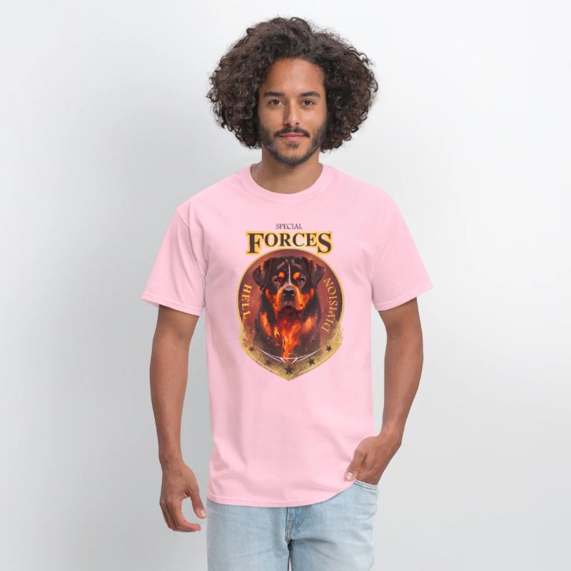 rottweiler special forces hell division tee