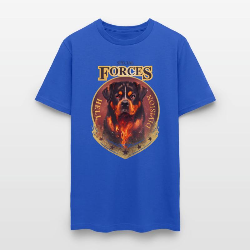 rottweiler special forces hell division tee