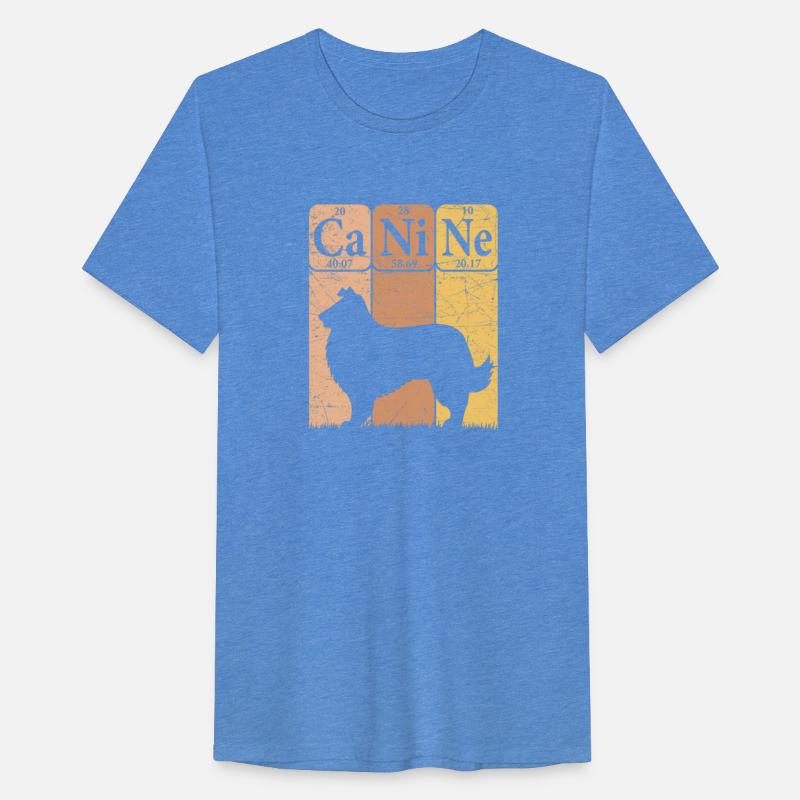 Rough Collie Periodic Table Elements Dog Lover