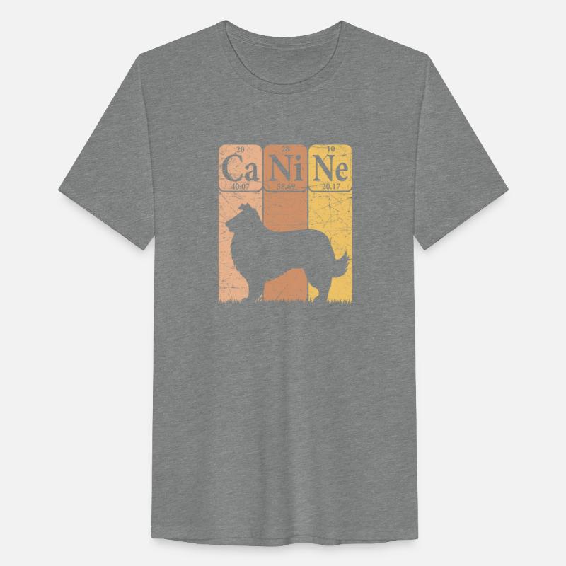 Rough Collie Periodic Table Elements Dog Lover