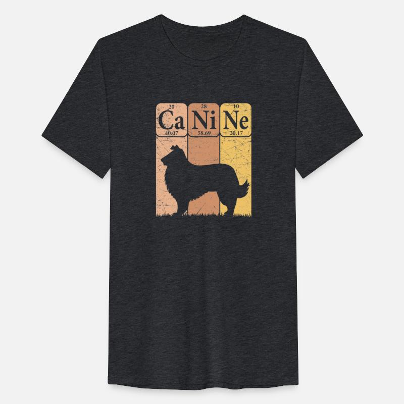 Rough Collie Periodic Table Elements Dog Lover