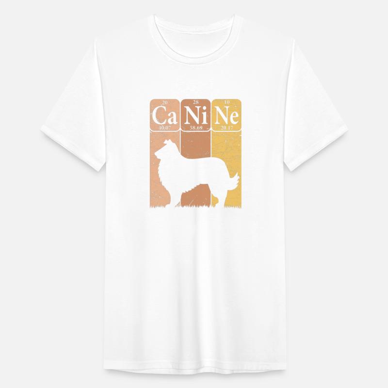 Rough Collie Periodic Table Elements Dog Lover
