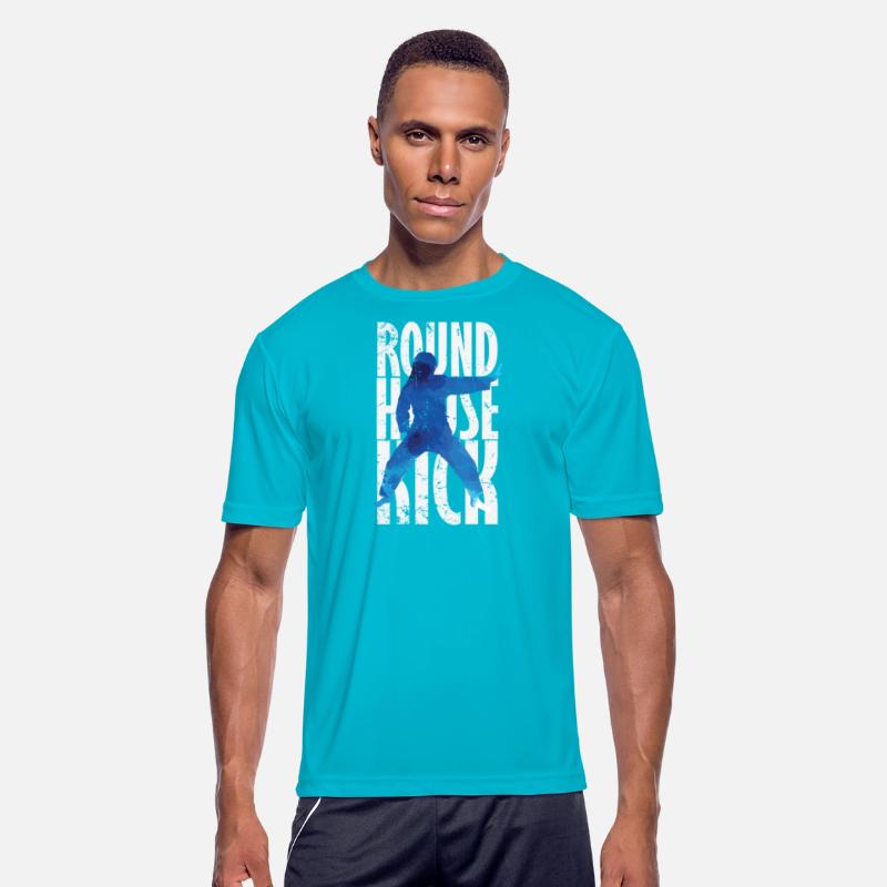 Round House Kick Kickboxing Taekwondo