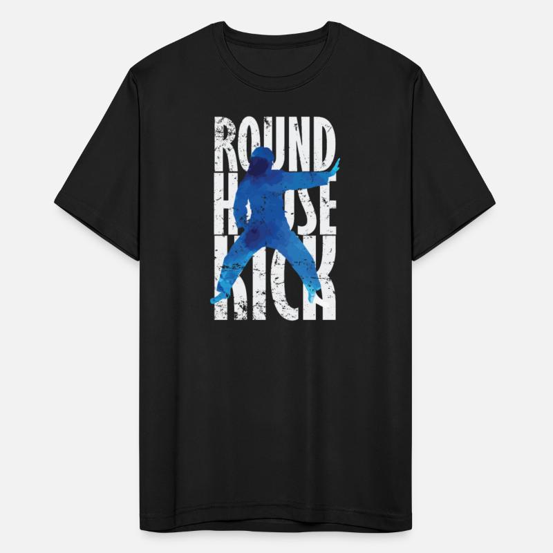 Round House Kick Kickboxing Taekwondo