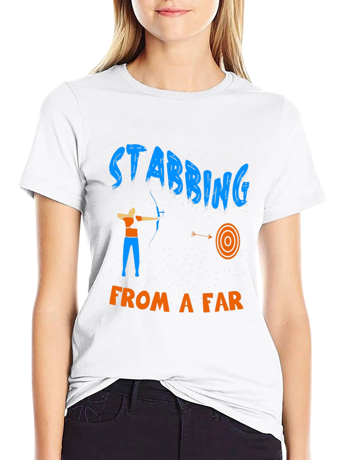 Stabbing From Afar Archer T-Shirt