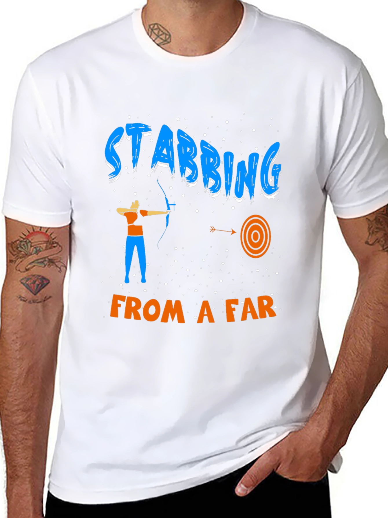 Stabbing From Afar Archer T-Shirt