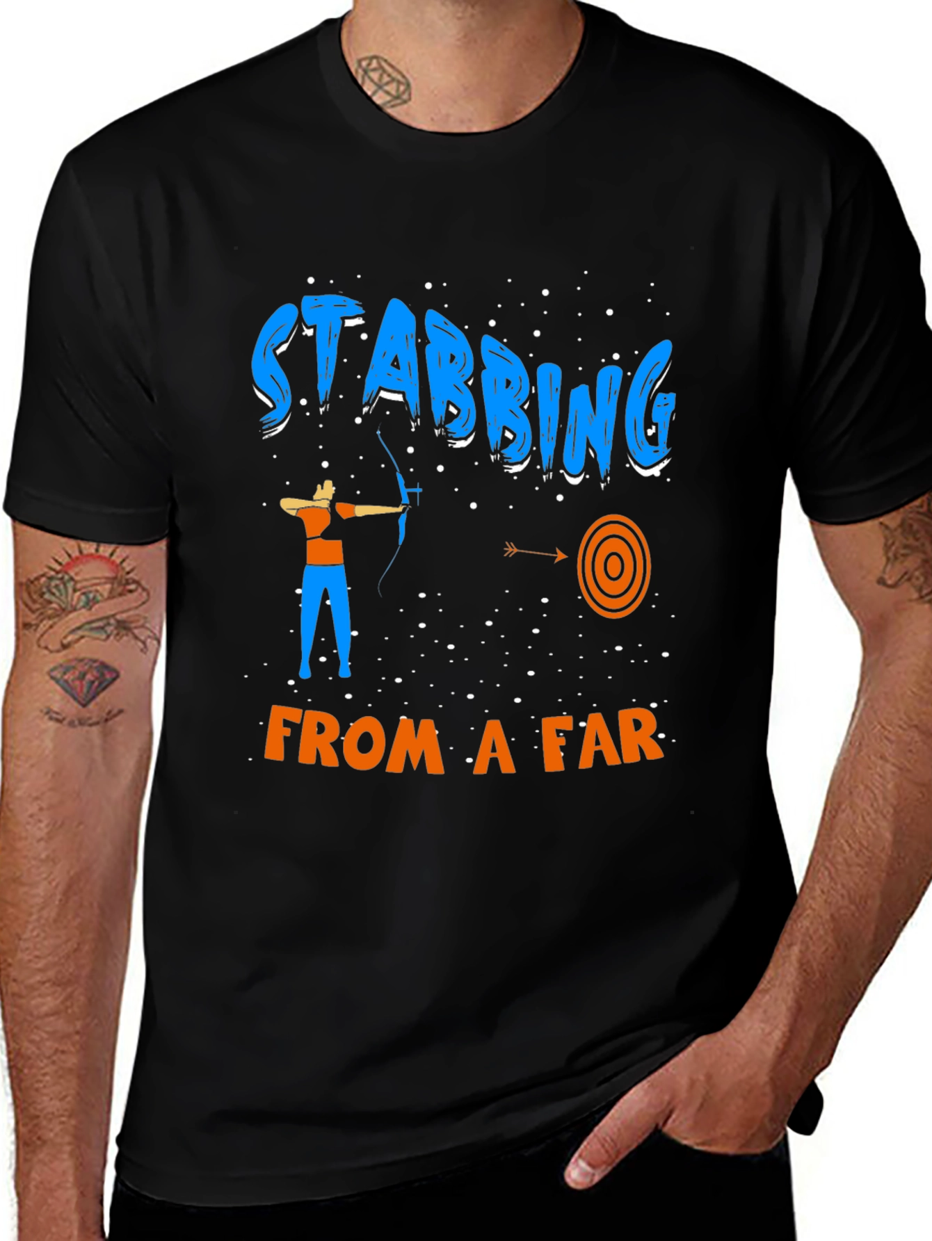 Stabbing From Afar Archer T-Shirt
