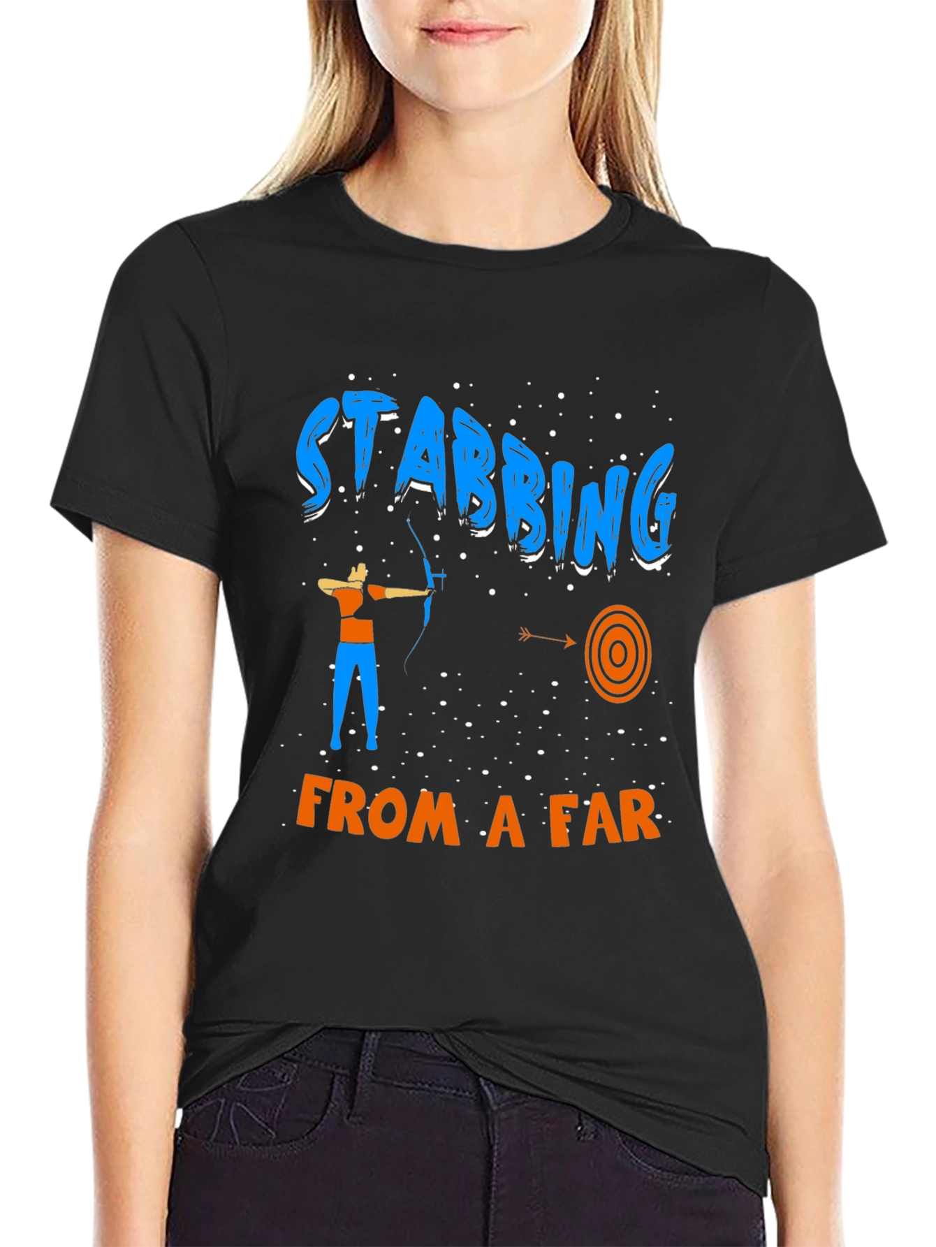 Stabbing From Afar Archer T-Shirt