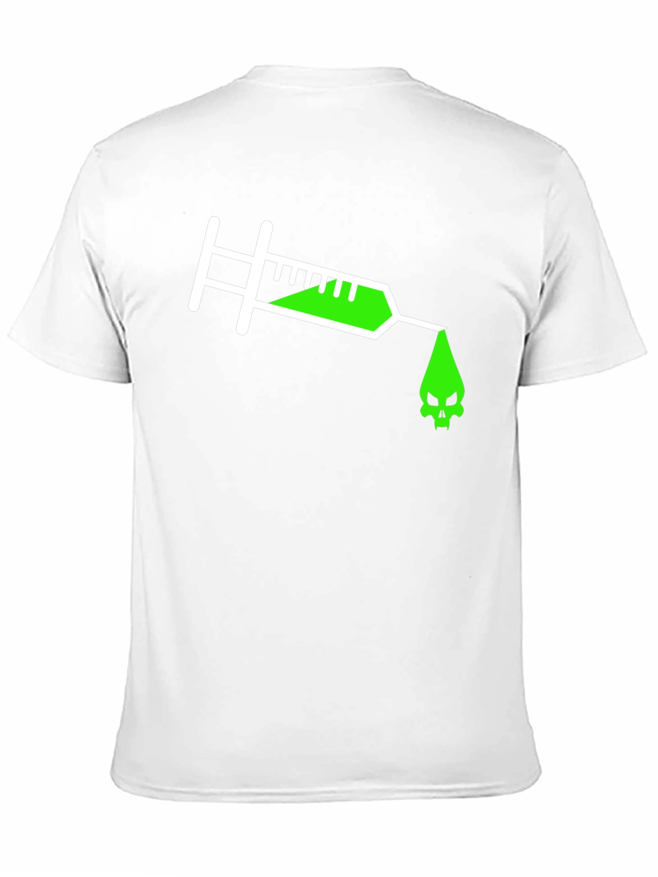 Toxic Injection Tee - Edgy Skull Graphic T-Shirt