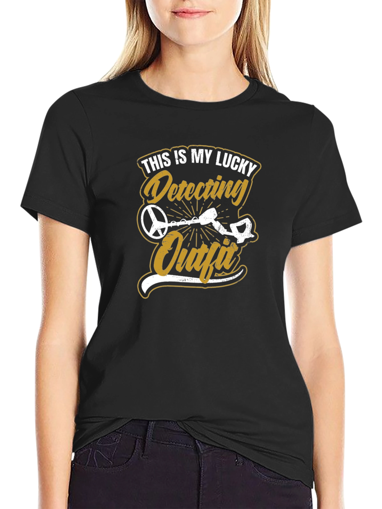 Lucky Detecting Outfit Graphic T-Shirt