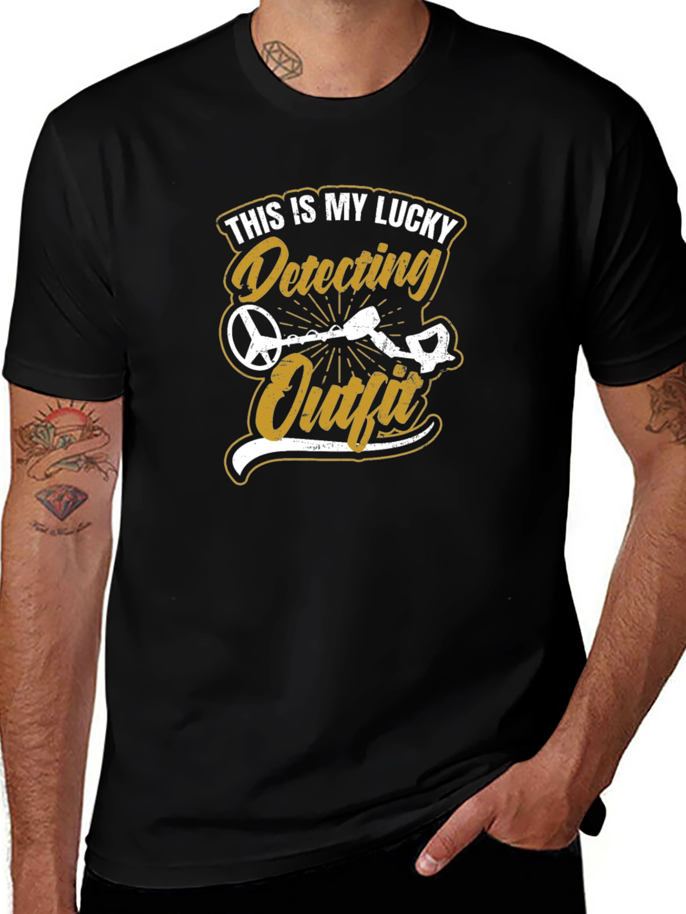 Lucky Detecting Outfit Graphic T-Shirt