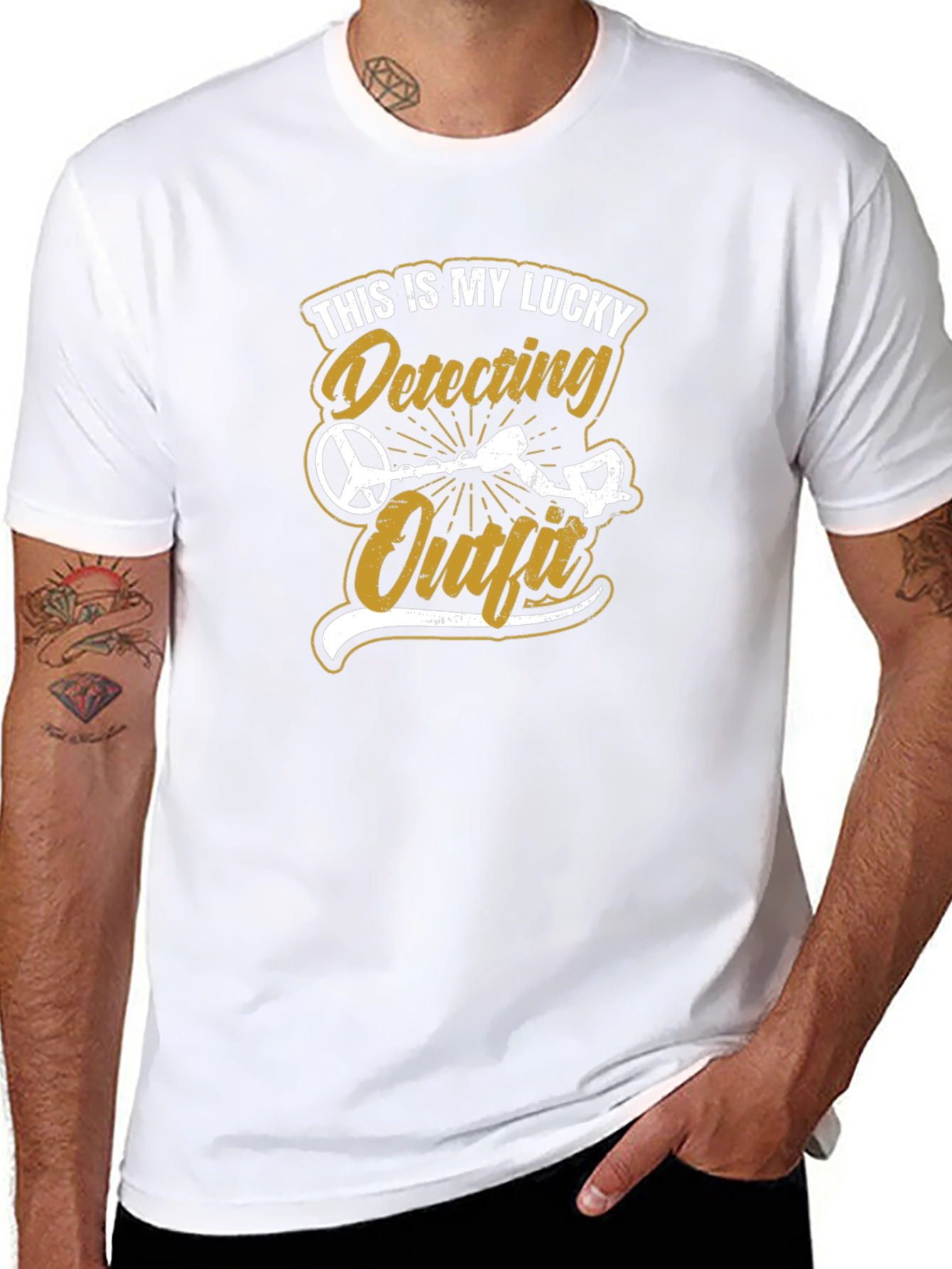 Lucky Detecting Outfit Graphic T-Shirt