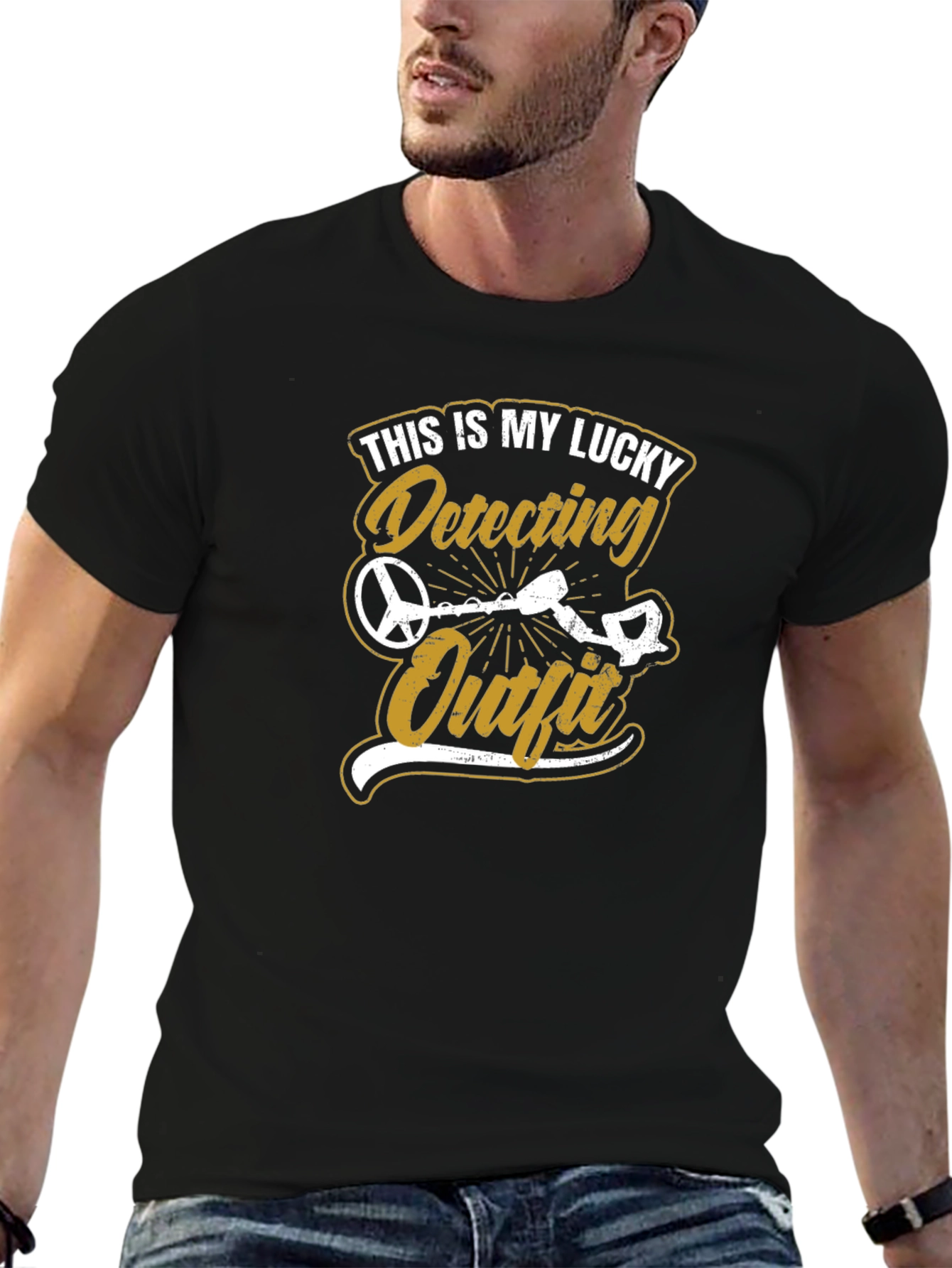 Lucky Detecting Outfit Graphic T-Shirt