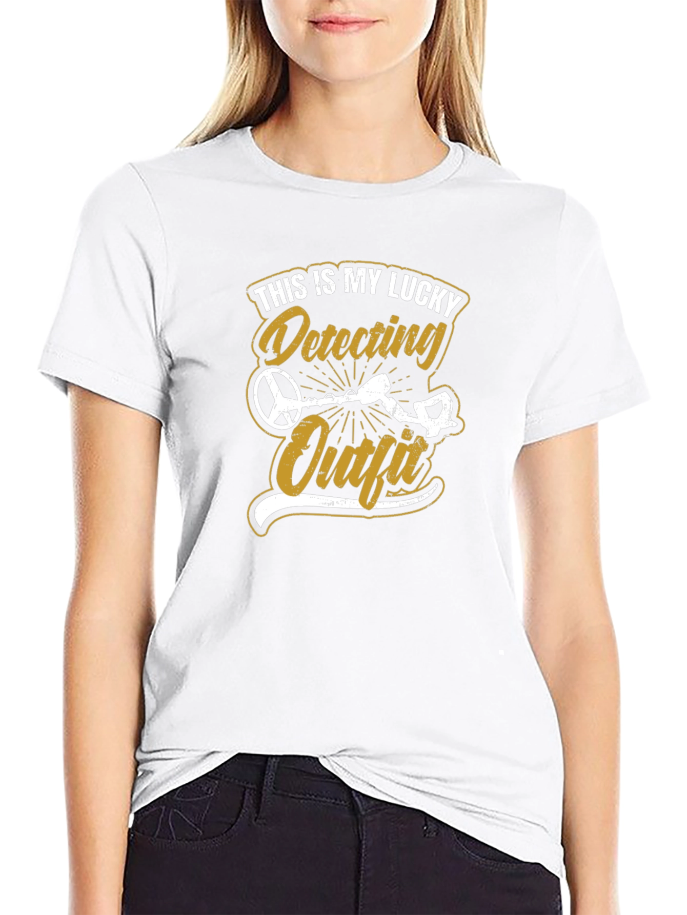 Lucky Detecting Outfit Graphic T-Shirt