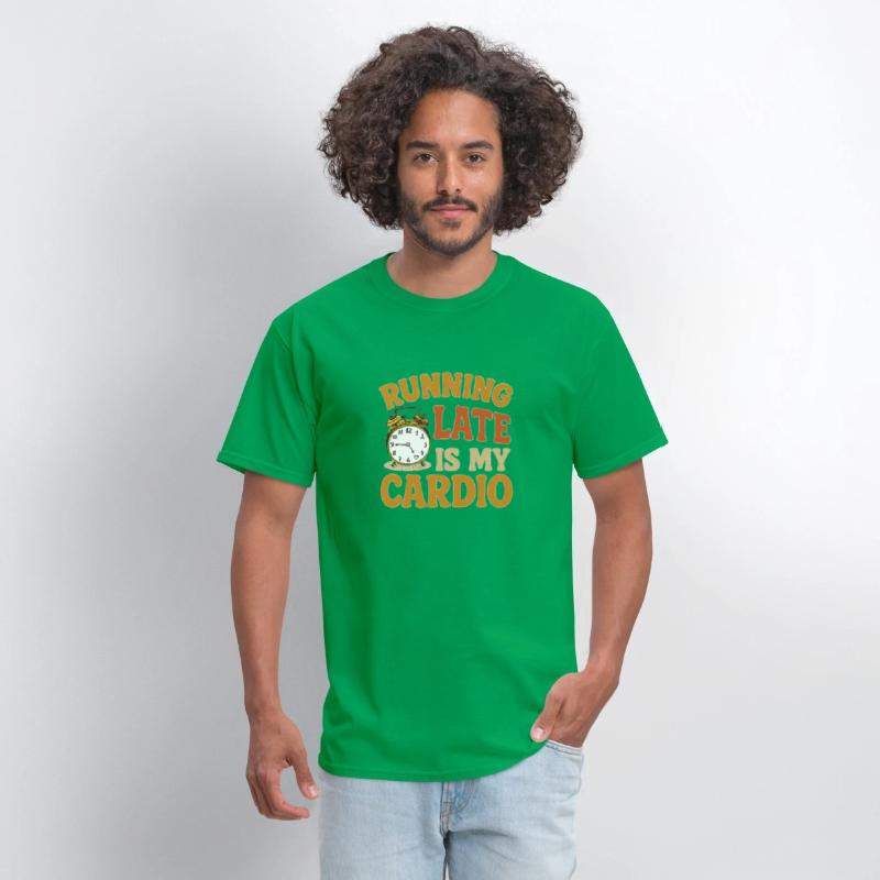 Running Late Is My Cardio – Funny Fitness Shirt