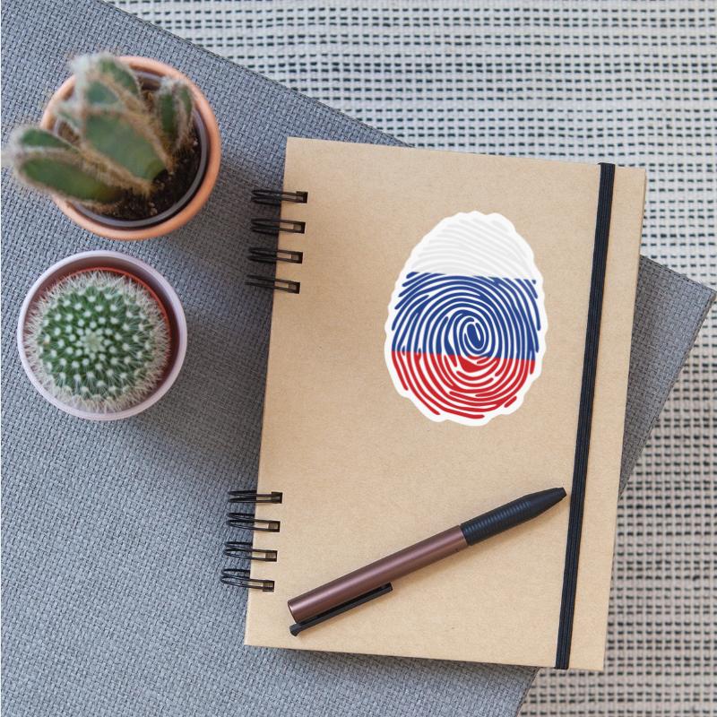 Russian fingerprint flag