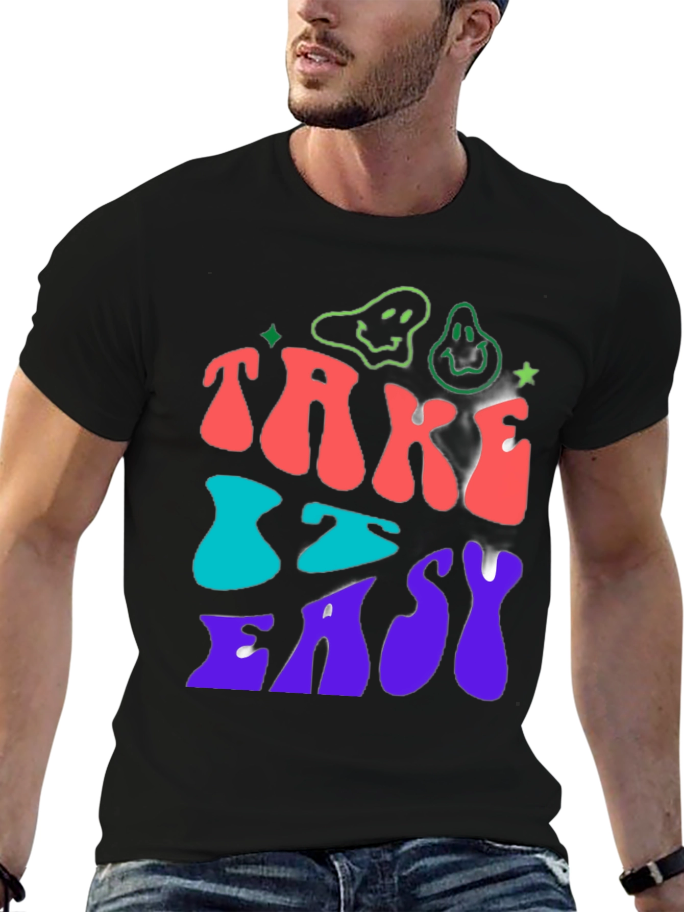 Take It Easy Graphic T-Shirt - Relaxed Fit