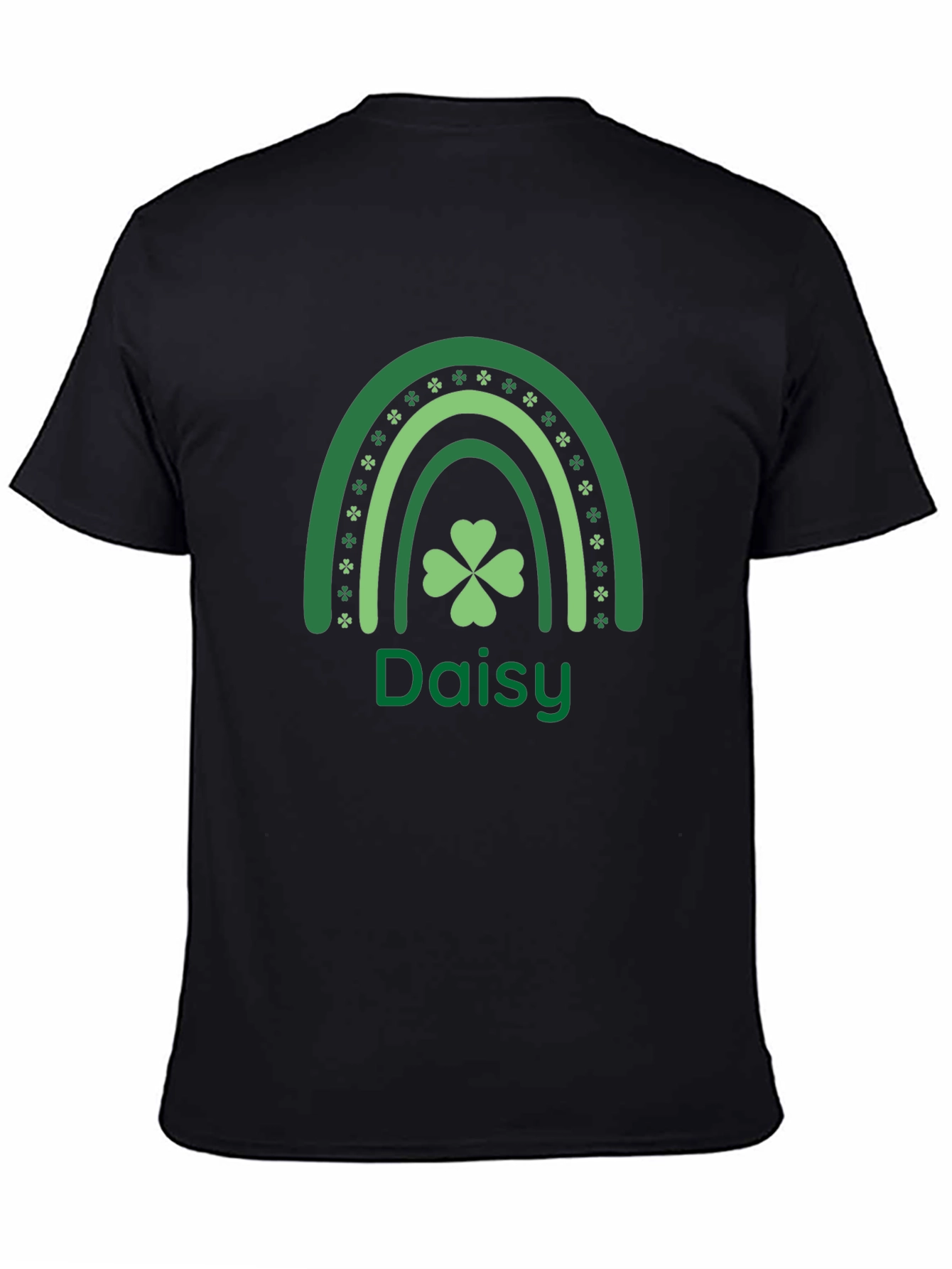 St. Patricks Day Daisy Shamrock Rainbow T-Shirt