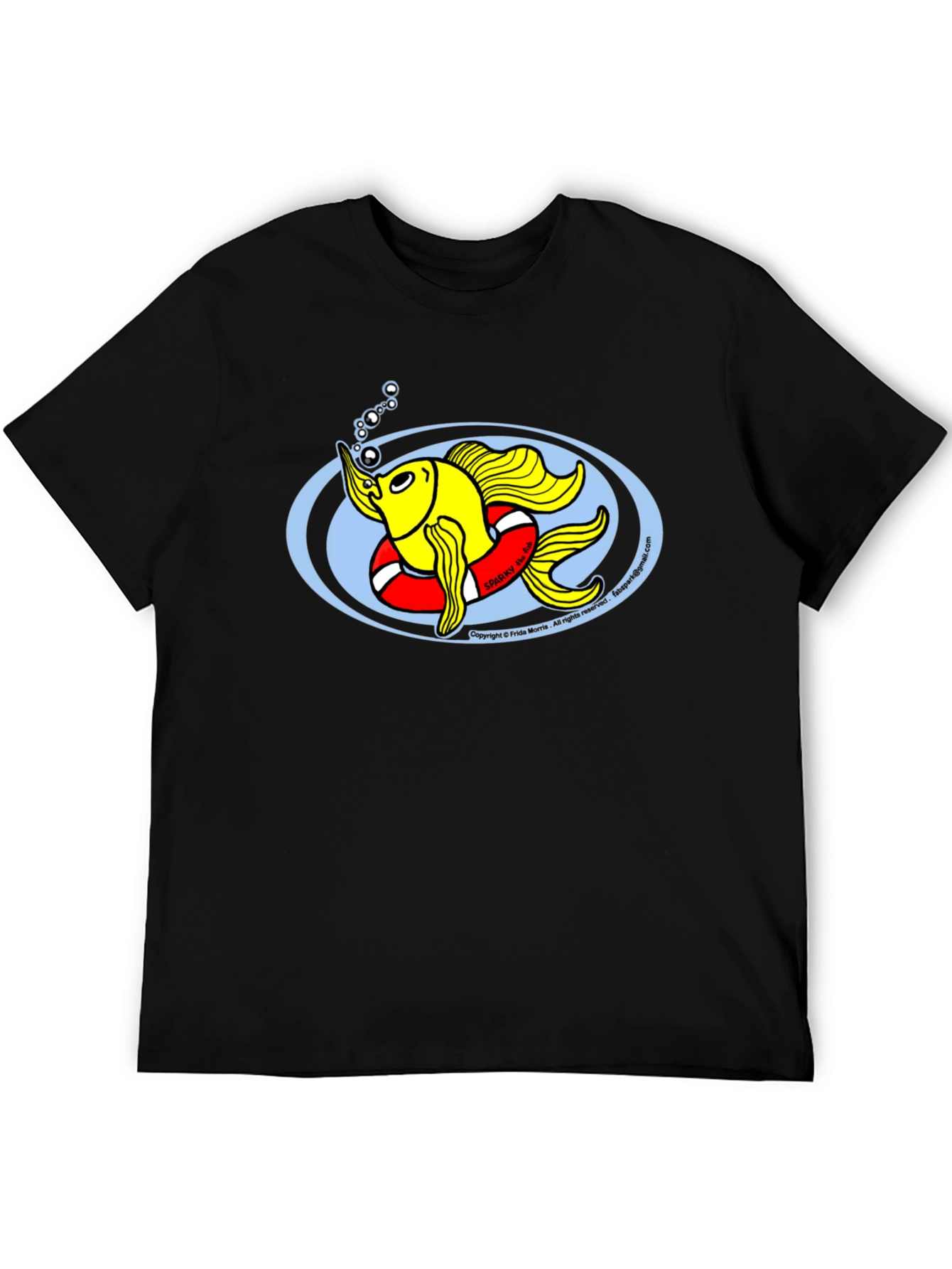 Sparky the Sea Fish Graphic T-Shirt