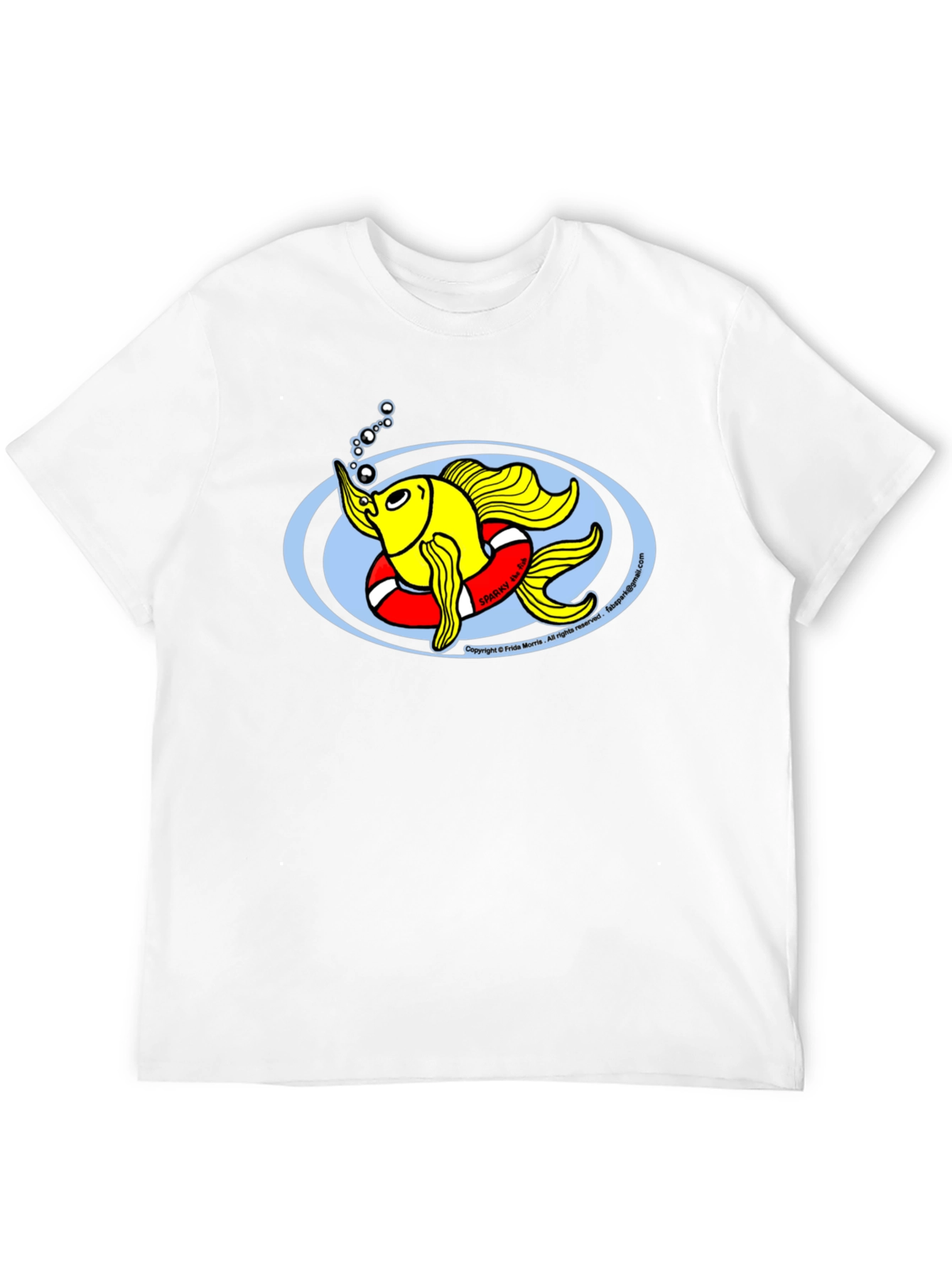 Sparky the Sea Fish Graphic T-Shirt