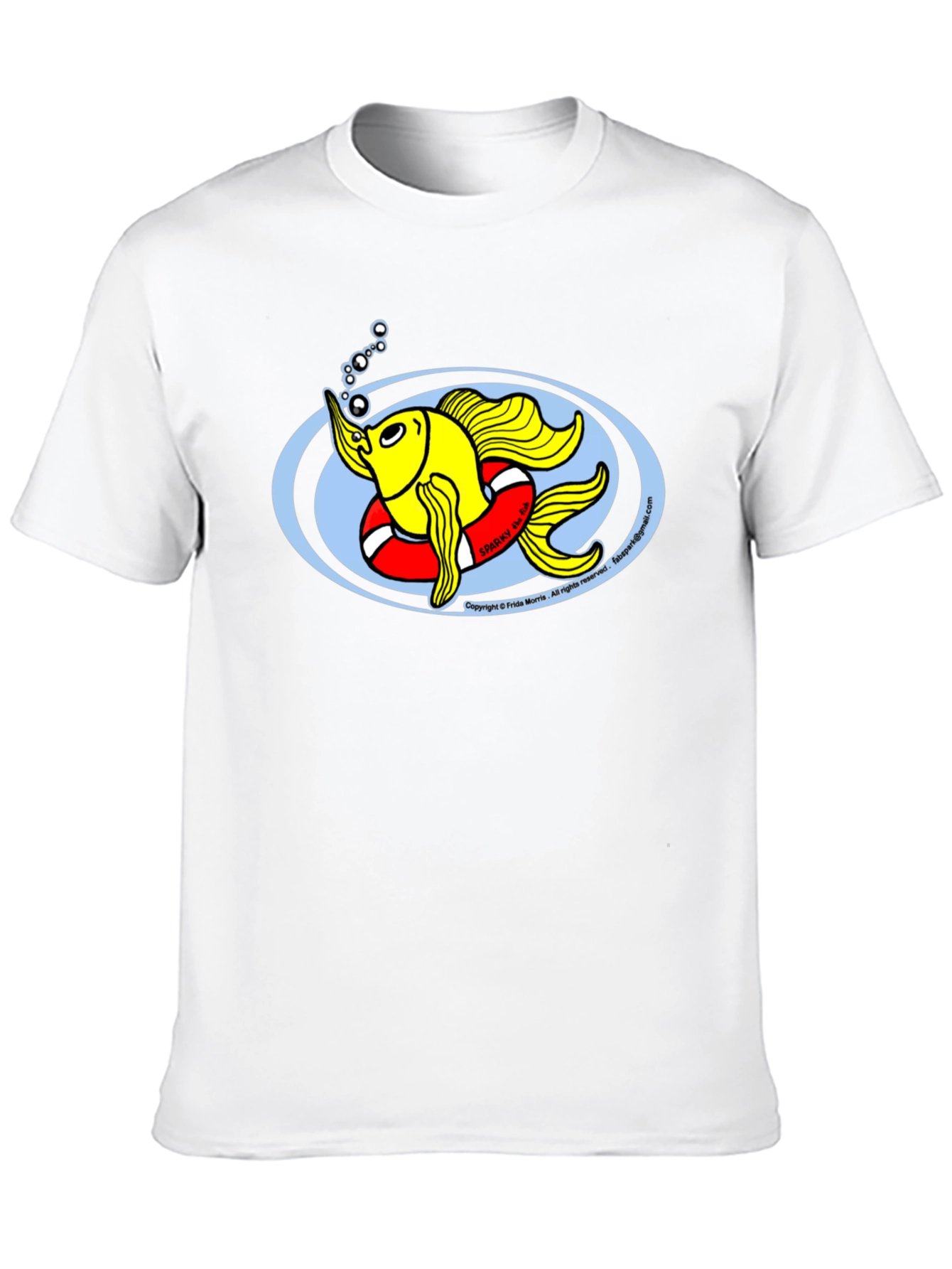 Sparky the Sea Fish Graphic T-Shirt